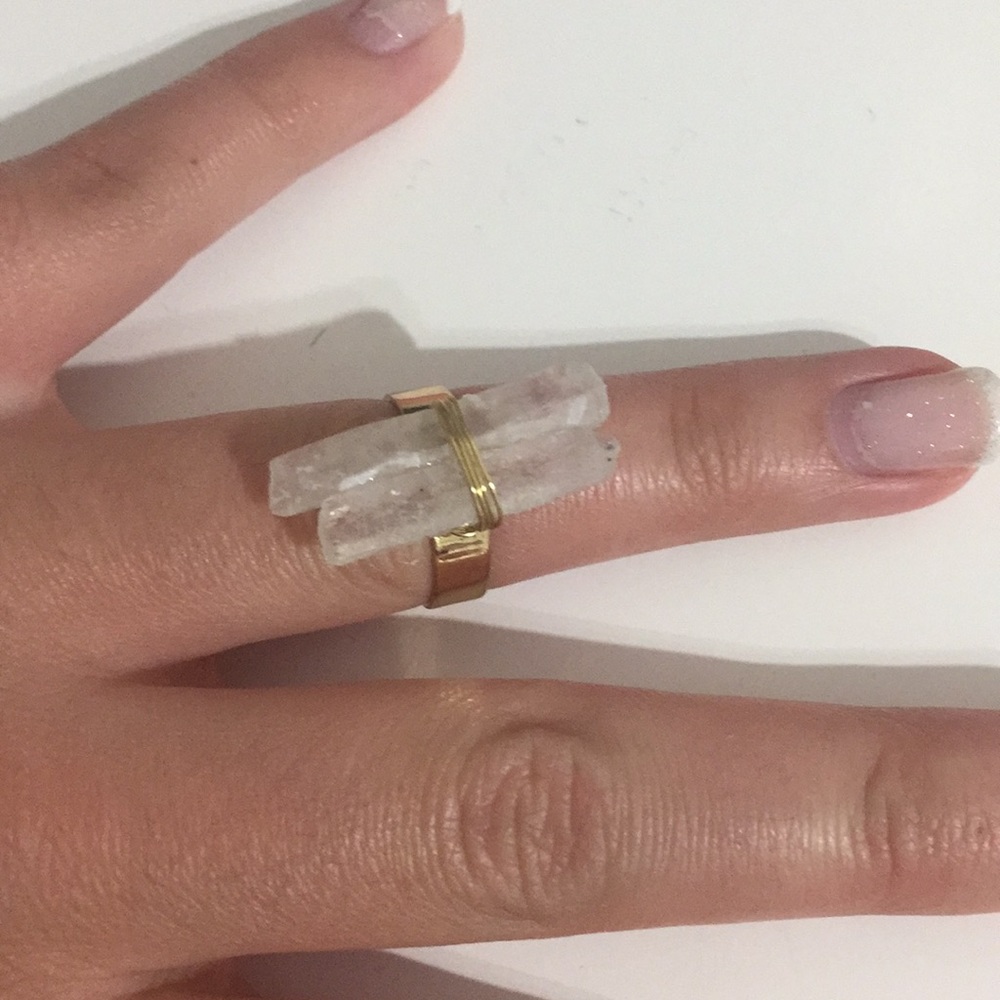 White Quartz Ring